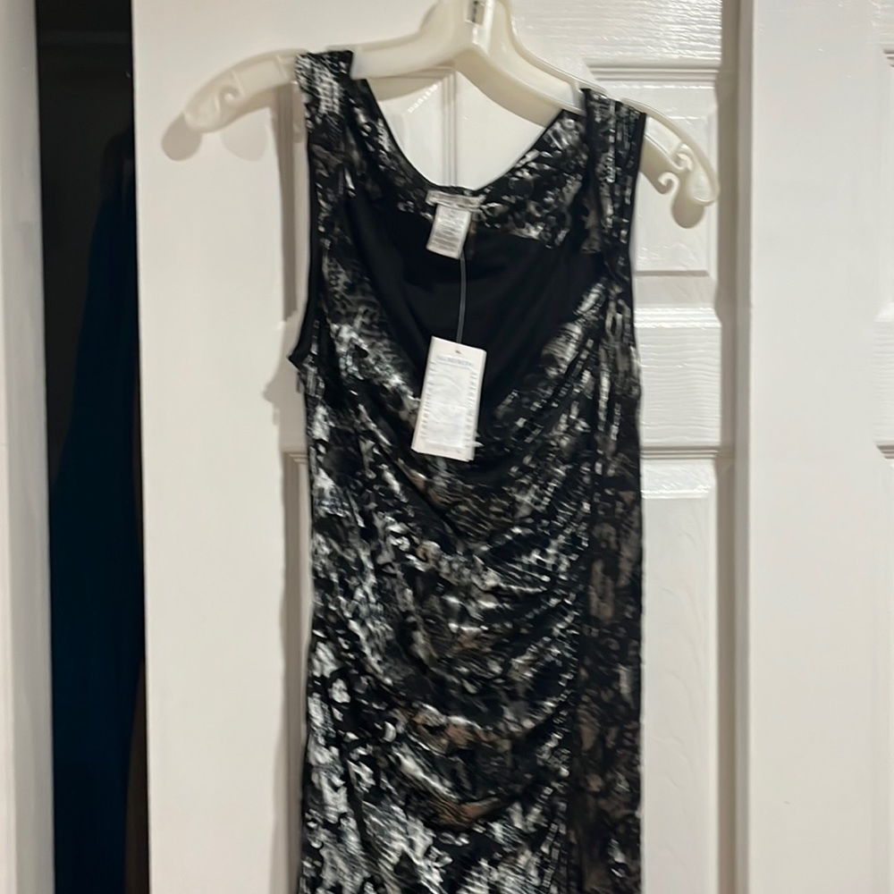 Alberto Maliki Black & White Dress